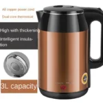 Hot gold red stainless steel electric kettle home appliances coffee tea kettle home appliances - Image 3