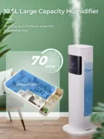 Hot Products Touch Screen Wifi App Control Bedroom Home Indoor Household 28W 8L Air Humidifier - Image 3